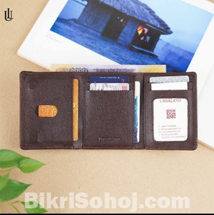 Tedd Magnet Trifold Wallet v2 – Chocolate